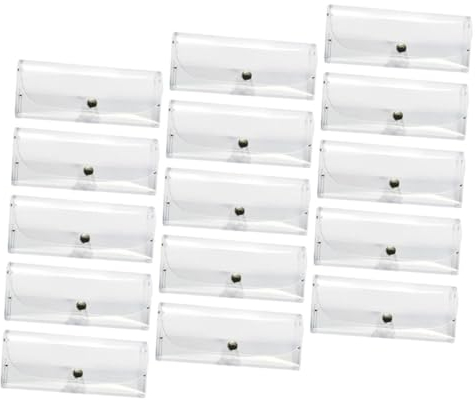 CALLARON Sonnenbrillenetui Mit Kabel-organizer 15-teiliges Brillenetui Aus Kunststoff Mit Knopfverschluss Reisefreundliche Brillenaufbewahrung