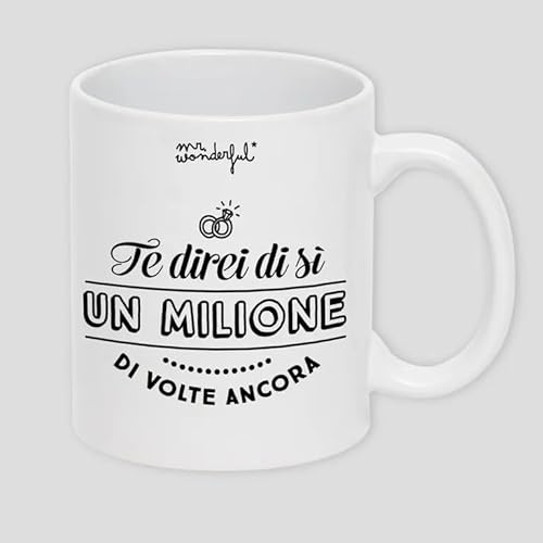 Mr. Wonderful WOA2404580IT Tazas, Ceramic