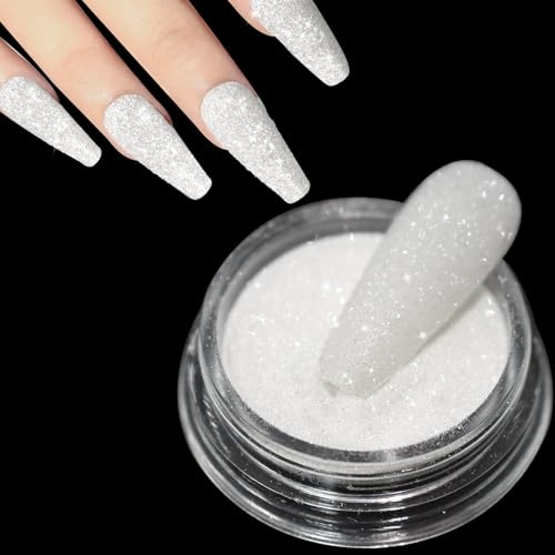 Laza 1,5 g di glitter per unghie con brillantini riflettenti | Polvere di diamante, cristalli Pixie per unghie, polvere olografica per unghie, decorazioni glitterate per nail art, manicure
