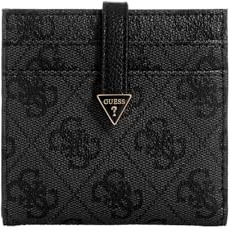 Guess Laurel SLG Tab Card Case Coal Logo