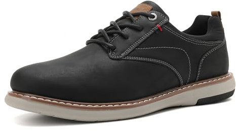 ANALEAF Hommes Oxfords Chaussures de Costume Chaussures à Lacets Sneakers Formelles Classiques