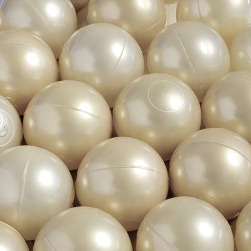 MISIOO Bälle für Bällebad - Bällebad Bälle - Bälle Ø 6 cm - Plastikbälle hergestellt aus 100% LDPE - Spielzeug Baby