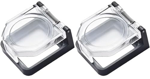 Druckknopfschalter-Abdeckung, transparent, wasserdicht, Schutzabdeckung für Druckknopfschalter, flacher Tastenschutz für 22 mm Durchmesser, Schwarz mit Feder, 2 Stück