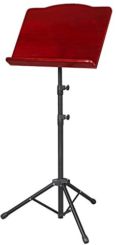 Tragbarer klappbarer Notenständer, höhenverstellbar, Holz, Notenständer, Retro-Stil, Bücherregal für Musiker