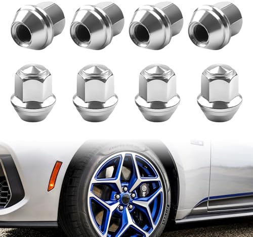 Dadi universali per ruota M12 x 1,5, 8 pezzi, cromati