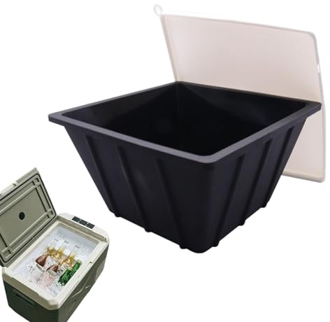 Ice Bath Block Molds | Silicone Large Ice Block Mold for Bathtub - Non-Stick Mould with Lid Leak-Proof for Drinks Cooling Beach Gathering Camping Bathroom