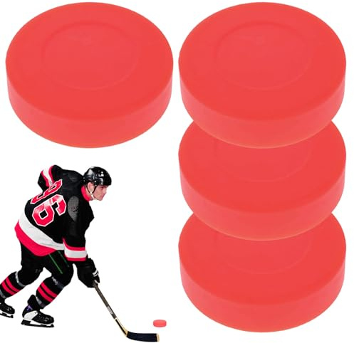 Ishockeypuckar – PVC Standardstorlek | Airhockey Puck | Träningsbollar Set Till Sport Match Inomhus Utomhus Isbana Daglig Aktivitet Användning