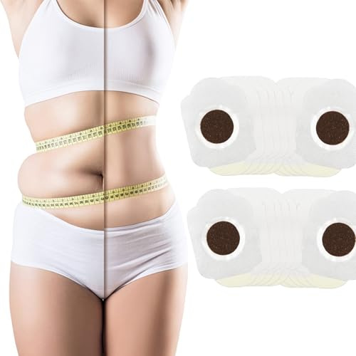 Parches Adelgazantes, Cuidado de la Figura, Parches de Adelgazamiento Promueven el Metabolismo, y mejorar la circulación, Uso Diario, 30 Piezas