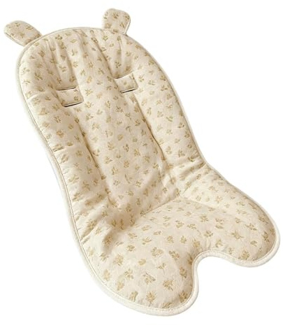 Almohadilla Para Cochecito: Cojín De Algodón Transpirable Para Asiento, Forro Suave Para Cochecito De Bebé De Fácil Instalación, Alfombrilla Cómoda Que Absorbe Los Golpes | Cojín Universal Para Asient