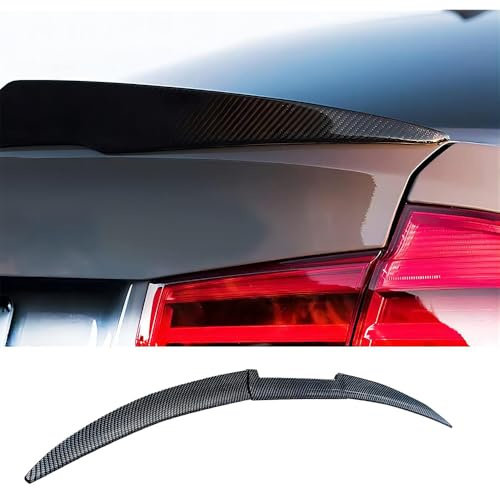 Coche Alerón Trasero para Skoda Octavia III (Typ 5E) Combi HF747-G, Alerón De Techo Trasero Durabilidad Maletero ala del Techo Auto Spoiler Tuning Accesorios,B/Carbon-Fiber-Black