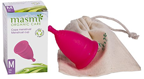 Masmi Menstruationstasse, Medical Grade TPE, hypoallergen, frei von Silikon, Latex, BPA und Phthalate. Einen neuen ökologischen und wirtschaftlichen Wahl