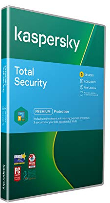 Kaspersky Total Security 2018, 5 Devices, 1 Year | PC/Mac/Android | Download