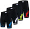 Radhose Herren Bikeshorts Gel Gepolsterte MTB Fahrradshorts Mountain Road Racing Strumpfhose Hose für Männer Sommer Radtour Bottom Breathable Weiß XXL