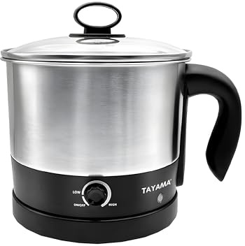 Tayama Noodle Cooker & Water Kettle 1 Liter (4-Cup), stainless steel (EPC-01R)
