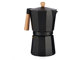 Cafetera Italiana 12 Tazas Madera Aluminio