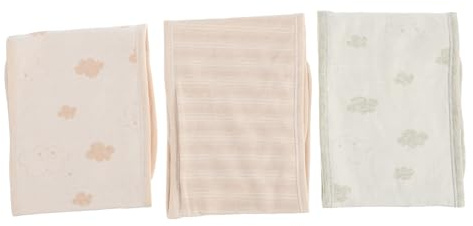 Bauchband für Neugeborene 3 Stück Packung Baumwolle mit Nabelschutz | Schlafen und Wickeln, Verhindert Bauchfreilegung, Ganzjährig Nutzbar, Süßes Muster, Babyzubehör