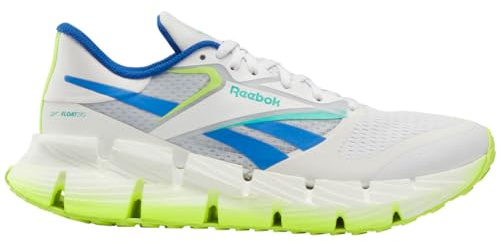 Reebok FLOATZIG 1 sneakers för män, FOOTWEARWHITE/Digital Lime/Kinetic Blue, 9 UK, Skodon vit digital lime kinetic blå, 43 EU