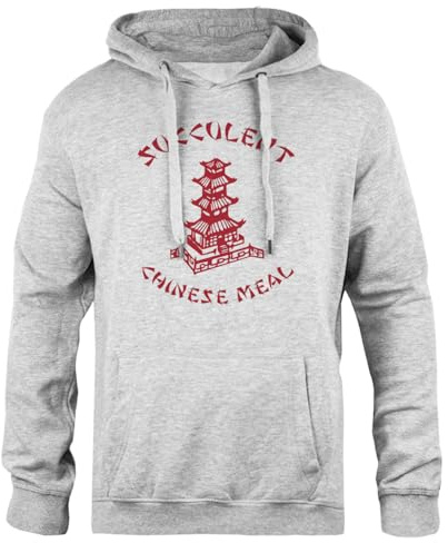 Zymbatee Succulent Chinese Meal Unisex Classic Fit Hooded Sweatshirt Grey
