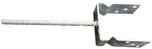 U-Pfostenträger Wulst zum Einbetonieren Riffeldolle 300 mm feuerverzinkt Träger (Gabelweite 71 mm) ->SCHNELLER VERSAND AUS DEUTSCHLAND <-