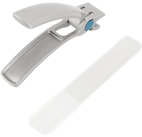 Nagelschneider mit Breiter Backenöffnung, Nagelknipser aus Edelstahl, Design mit Großer Öffnung, Flache Öffnung für Dicke Nägel, Hervorragende Abriebfestigkeit, Ultradünnes