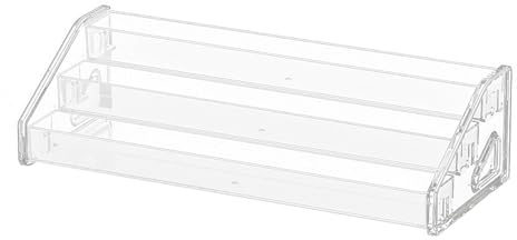 WJnflQN Akrylriser, akryl display riser, transparent sminkstativ för