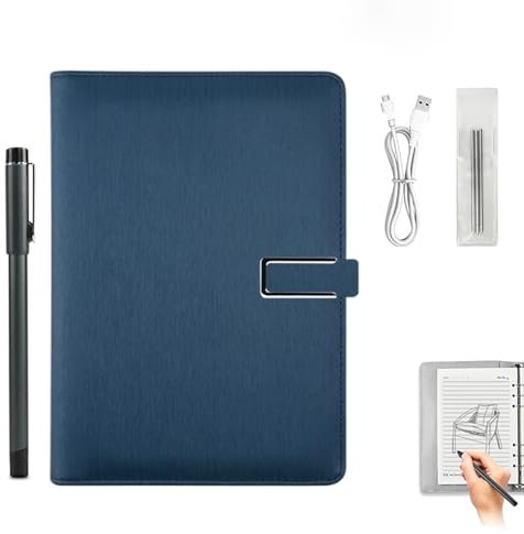 LinZong Smart SYNC Pen And Notebook, Replaceable Pen Refills & Paper, with Fingerprint Unlocking And Note Playback, Bluetooth Connect