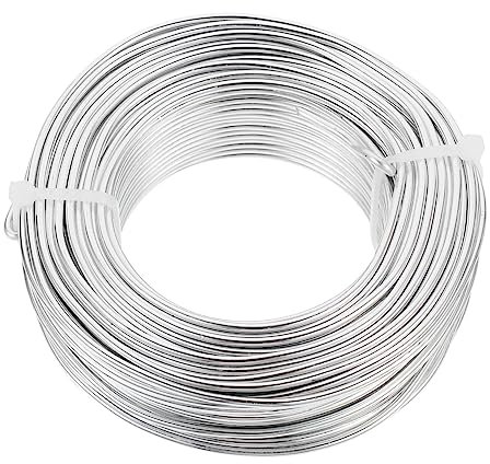 Operitacx Schmuck-aluminiumdraht Für Schmuckherstellung Perlendraht Bastelbedarf Langlebig Einsetzbar Für Luftpflanzen Bildhauerei Drahtbäume Puppenspielzeug Halsketten Und Armbänder