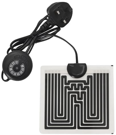 Reptile Heating Mat with 10 level temperature control Pet Terrarium Tank Warmer Mat Pad for Tortoise Snakes Lizard Turtle Bearded Dragon (5W)