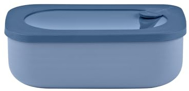 Guzzini - On the Go, LUNCH BOX CON CONTENITORE 'STORE&GO' - Chiusura Ermetica - Blu zaffiro - 20x12xh7 cm - 171100173