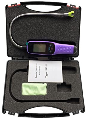 3451L voiture du liquide de frein Testeur numérique Liquide de frein Détecteur automobile Liquide de frein Inspection huile testeur Avec écran Lcd,Diagnostic rapide