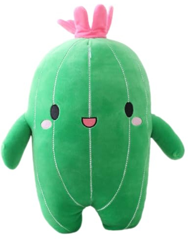 Alipis Almohada de Peluche Cactus para Cojín Forma de Cactus Juguete Peluche Decorativo para Sofá Coche y Cama