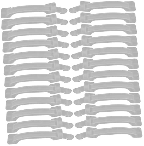 Cabilock 30 Piezas Unidades Asas de Plástico Resistentes para Cajas de Cartón Correas de Transporte para Embalaje para Mudanzas y Objetos Pesados