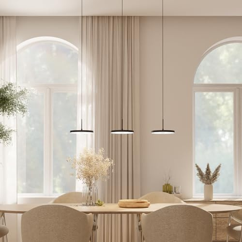 Dimmbare Pendelleuchte 'Evanos', LED Deckenleuchte, moderne Hängelampe Esstisch Wohnzimmer Smart Home