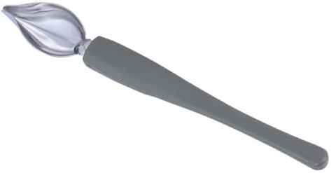 NUOBESTY Cucchiaio per Salsa in Acciaio Inossidabile Grande Strumento per Decorazione Piatti e Dolci Utensile da Cucina Portatile per Pittura di Salse e Dessert