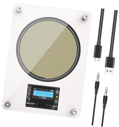 SHOOYIO Generatore di frequenza 7.83Hz stabile e preciso per migliorare la salute migliorando il sonno e riducendo la salute dell'ansia