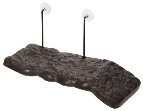 Zoo Med TD-20 eTurtle Dock MED Sonnenplatz für Wasserschildkröten - passt sich automatisch an den Wasserstand an, Medium