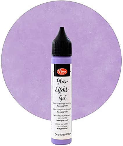 Viva Decor Glaseffekt-Gel, 25 ml, Orchidee Blickdicht