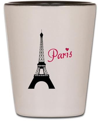 CafePress Paris Unique and Funny Shot Glass