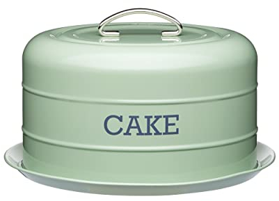 KitchenCraft Living Nostalgia - Teglia ermetica, 28,5 x 18 cm, colore: Verde salvia inglese