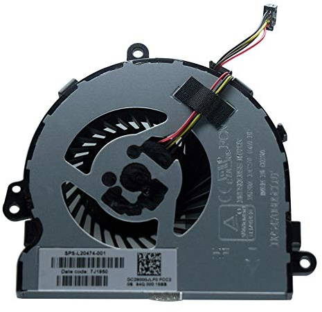 Rangale Ventilateur de processeur de rechange pour ordinateur portable HP 15-DB 15-DA 250 G7 255 G7 256 G7 Series 15-DA0006TX 15-DA0010TX 15-DB0186AU 15-DA0014TU 15-DB0011DX L20474-0011DX