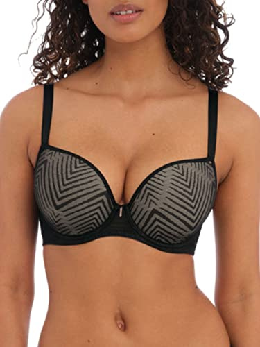 Freya Reggiseno da Donna Sartoriale con Ferretto, Opaco, Nero, 30E, Nero, 1E