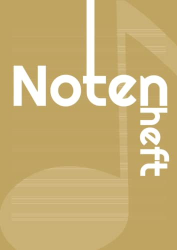 Notenheft DIN A4 - 100 Seiten, große Lineatur, Für Anfänger und Fortgeschrittene geeignet: Das Notenheft A4 in perfekter Größe für Schule, Musiker, Komponisten aber auch Alle, die es werden wollen