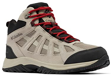 Columbia REDMOND III MID WATERPROOF Chaussures Montantes De Randonnée Et Trekking imperméables Homme, Noir (Kettle x Black), 44 EU