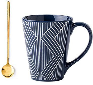 Service à thé en céramique orientale, ensemble de théière, tasse en céramique peinte à la main en relief créatif, tasses en céramique for café, thé au lait, tasse à café en céramique, excellent cadeau