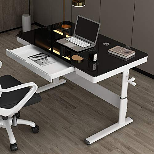 KAYEF Stehpult, Besprechungstisch, höhenverstellbarer Computertisch, Heimbüro, PC-Laptop-Schreibtisch, einfacher Studenten-Lerntisch, Schreibtisch für Schlafzimmer/Wohnzimmer/Arbeitszimmer