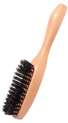 DOITOOL Beard Brush Aus Holz Mit Wildschweinborsten Tragbare Bartpflegebürste Für Männer Zum Entwirren Und Glätten Von Bärten Perfektes Bartpflege-zubehör Für Unterwegs