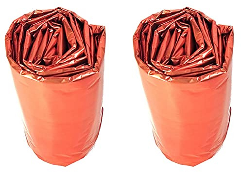 Oikabio Notfall-Schlafsack, 2 Personen, Überlebensschlafsäcke, -Bivy-Sack, Notfalldecke für Camping, Wandern, 2 Stück