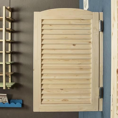 HGOuhK Café Halbhohe Tür Café-Tür mit halber Taille, Mehrzweck-Einzeltür aus massivem Holz, Flurdurchgangs-Trenntür, automatische Schließung Vintage-Café-Schwingtür(Size:50x90cm)
