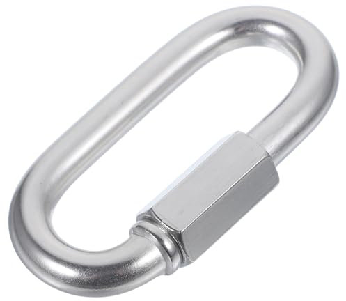iplusmile Carabiniere Di Sicurezza Inossidabile Collegamento Rapido Per Catena Per Arrampicata e Altalene Resistente e Affidabile Design Energetico e Funzionale Per Riparazioni Efficaci