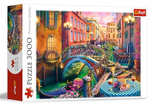 Trefl - Puzzle 3000 Teile, EIN Abend in Venedig, Italien, romantisch